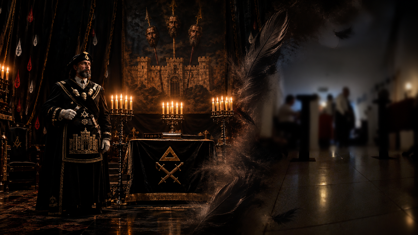 SLAVNI IZABRANI OD PETNAEST: RITUALNO PREDAVANJE 10. STEPENA CRVENE MASONERIJE